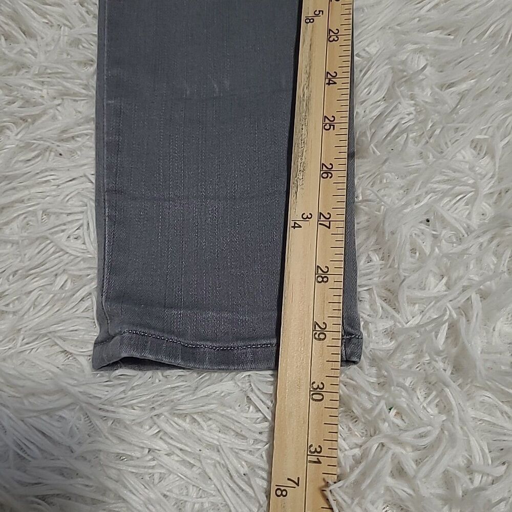 Hudson Women's Nico Mid Rise Super Skinny - Trooper Grey Size 27 - Picture 15 of 15